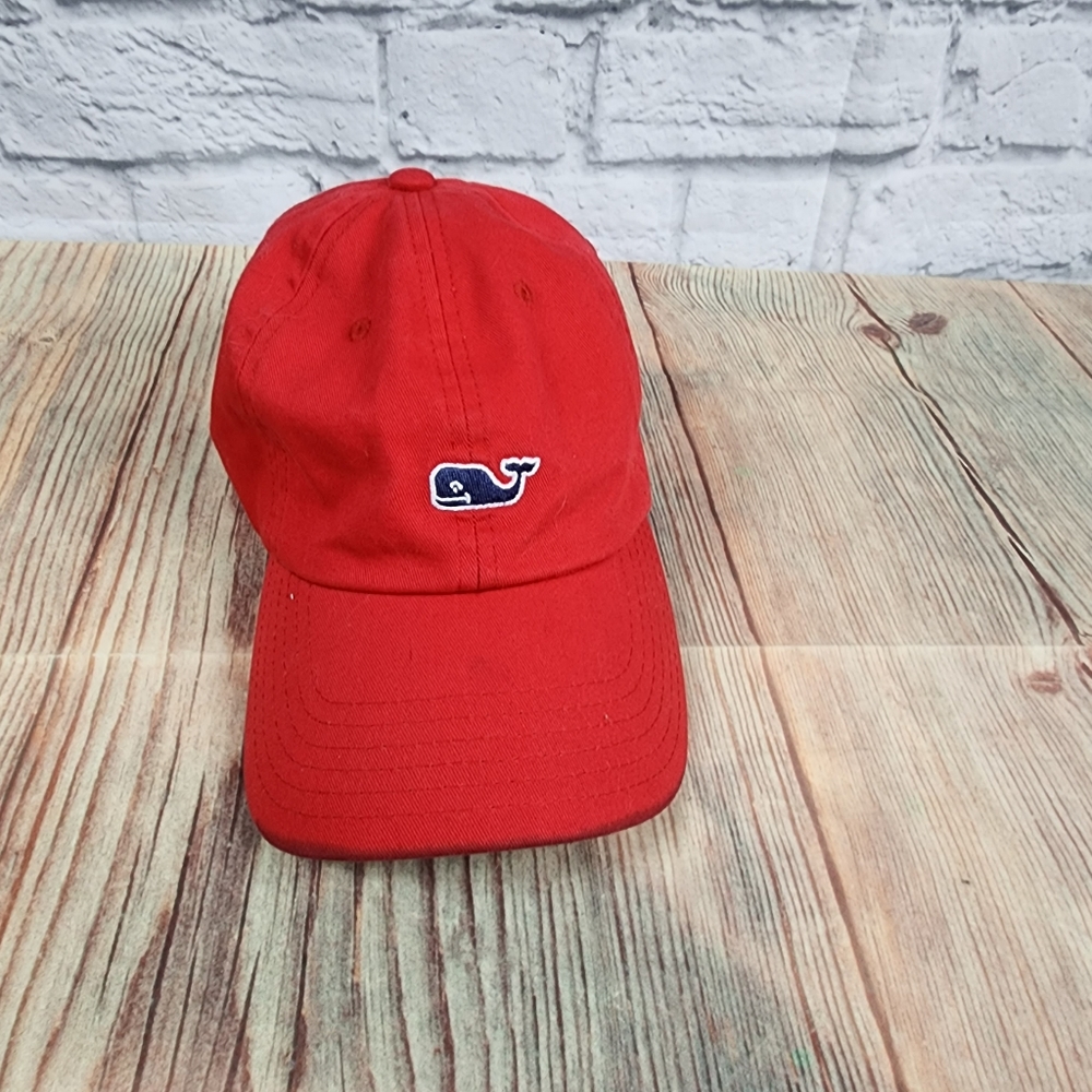 Vineyard Vines Adjustable Strap Logo Baseball Cap - image 1